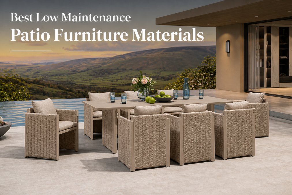 Best Low Maintenance Patio Furniture Materials