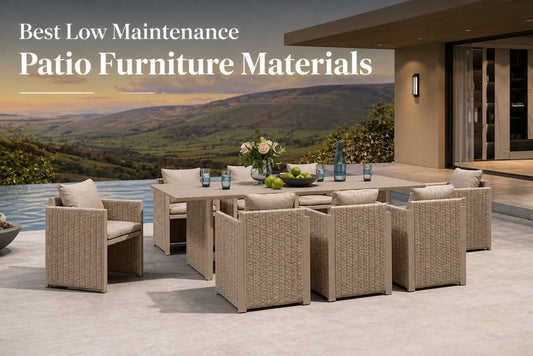 Best Low Maintenance Patio Furniture Materials