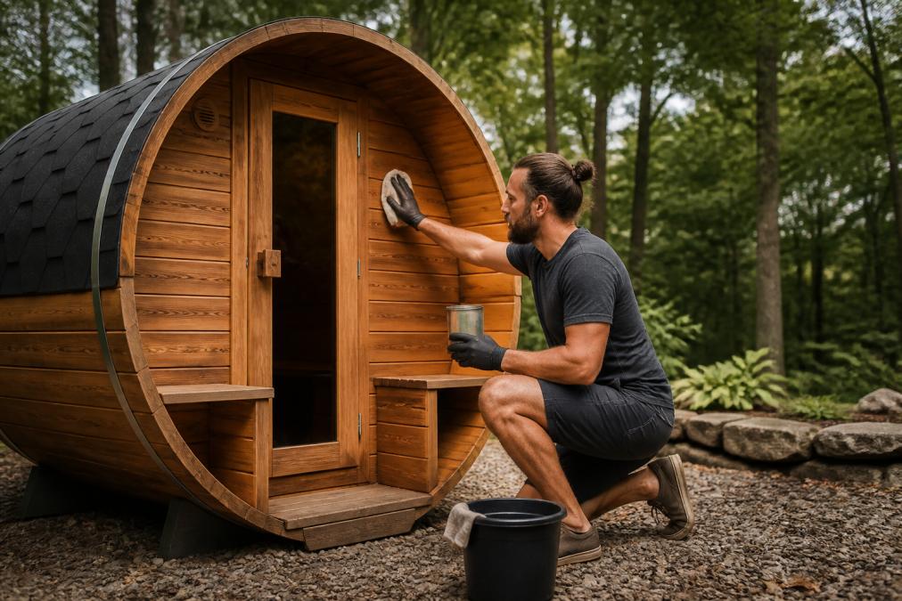 How to Maintain Your Outdoor Sauna Wood