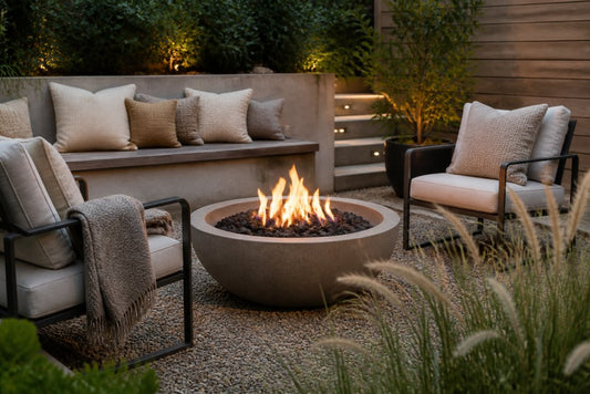 Modern Fire Pit Design Ideas for Small Patios