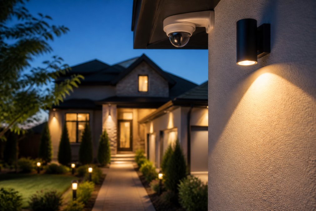 Smart Outdoor Lighting for Home Security