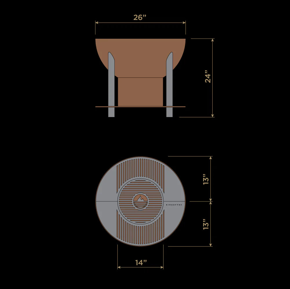 FIRE PIT & GRILL