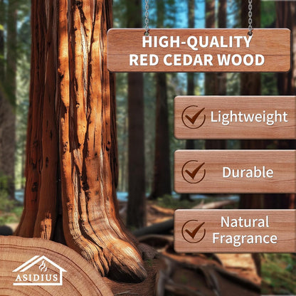 Red Cedar Sauna Timer, Wall-Mounted 360° Rotating 15 Minute Sand Timer, Sauna Accessories for Infrared Sauna, Home Sauna, Sauna Box