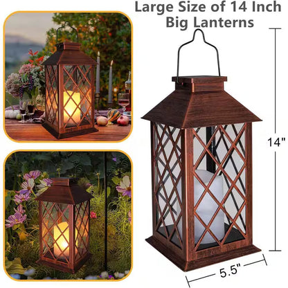 Outdoor Decor, Solar Lantern Outdoor Lights (2-Pack)