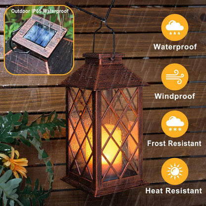 Outdoor Decor, Solar Lantern Outdoor Lights (2-Pack)