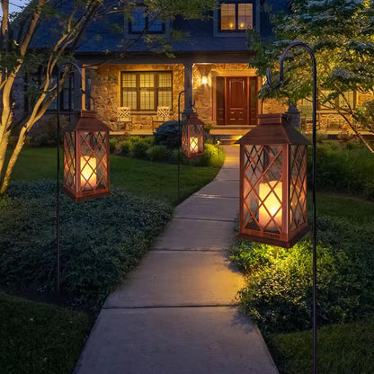Outdoor Decor, Solar Lantern Outdoor Lights (2-Pack)