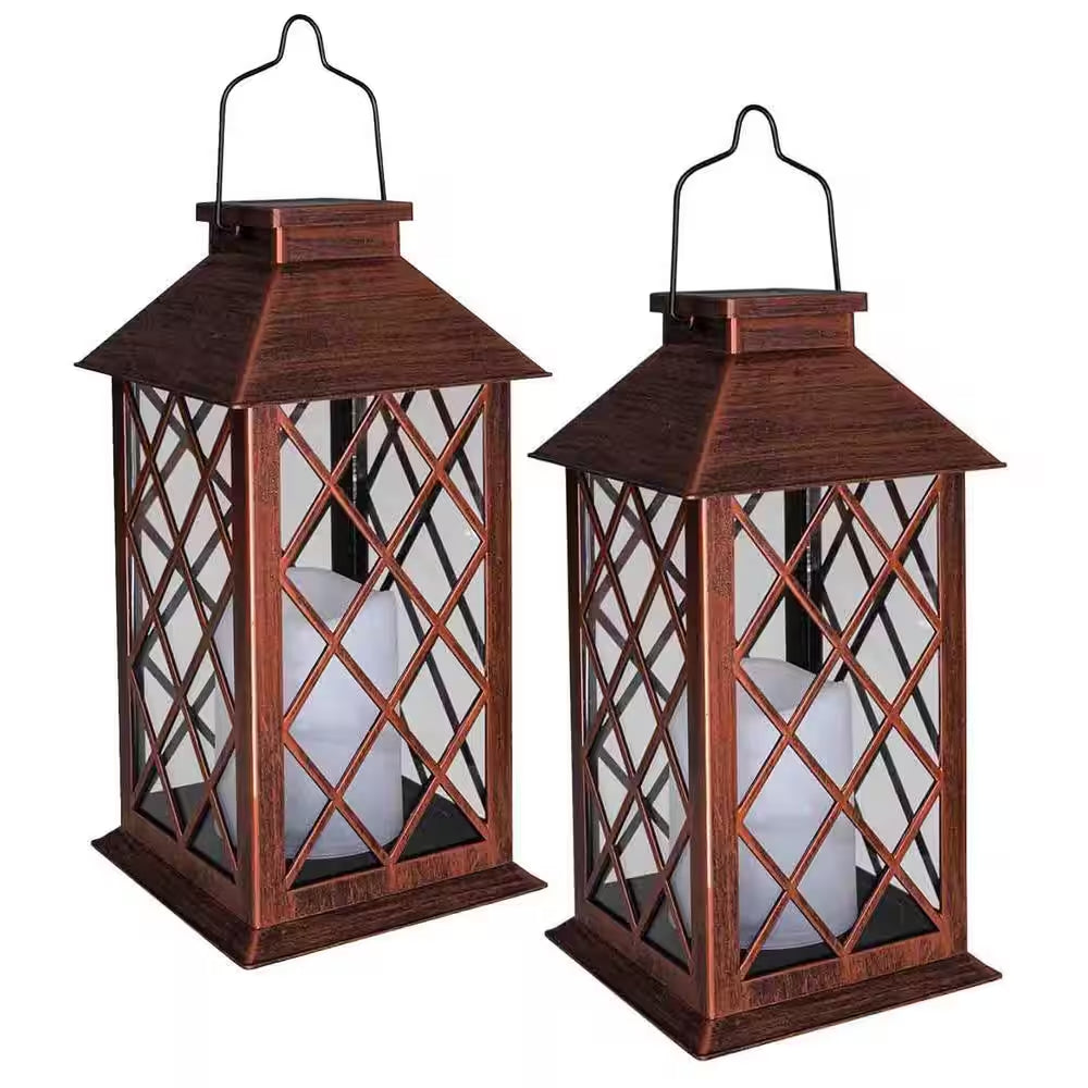 Outdoor Decor, Solar Lantern Outdoor Lights (2-Pack)